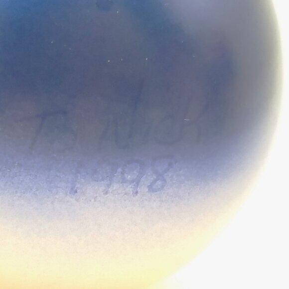 VTG Denver Broncos Christmas Ornaments Set Glass Bulb Mini Football Helmet NFL - Picture 8 of 9